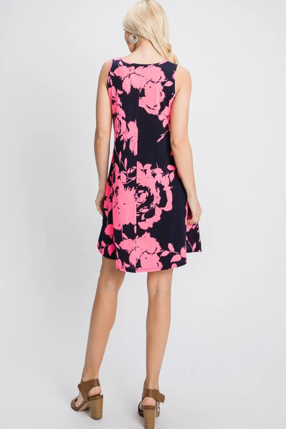Heimish Full Size Floral V-Neck Tank Dress with Pockets 2121c359-723e-4c5b-bc6c-18483e472af6-Max