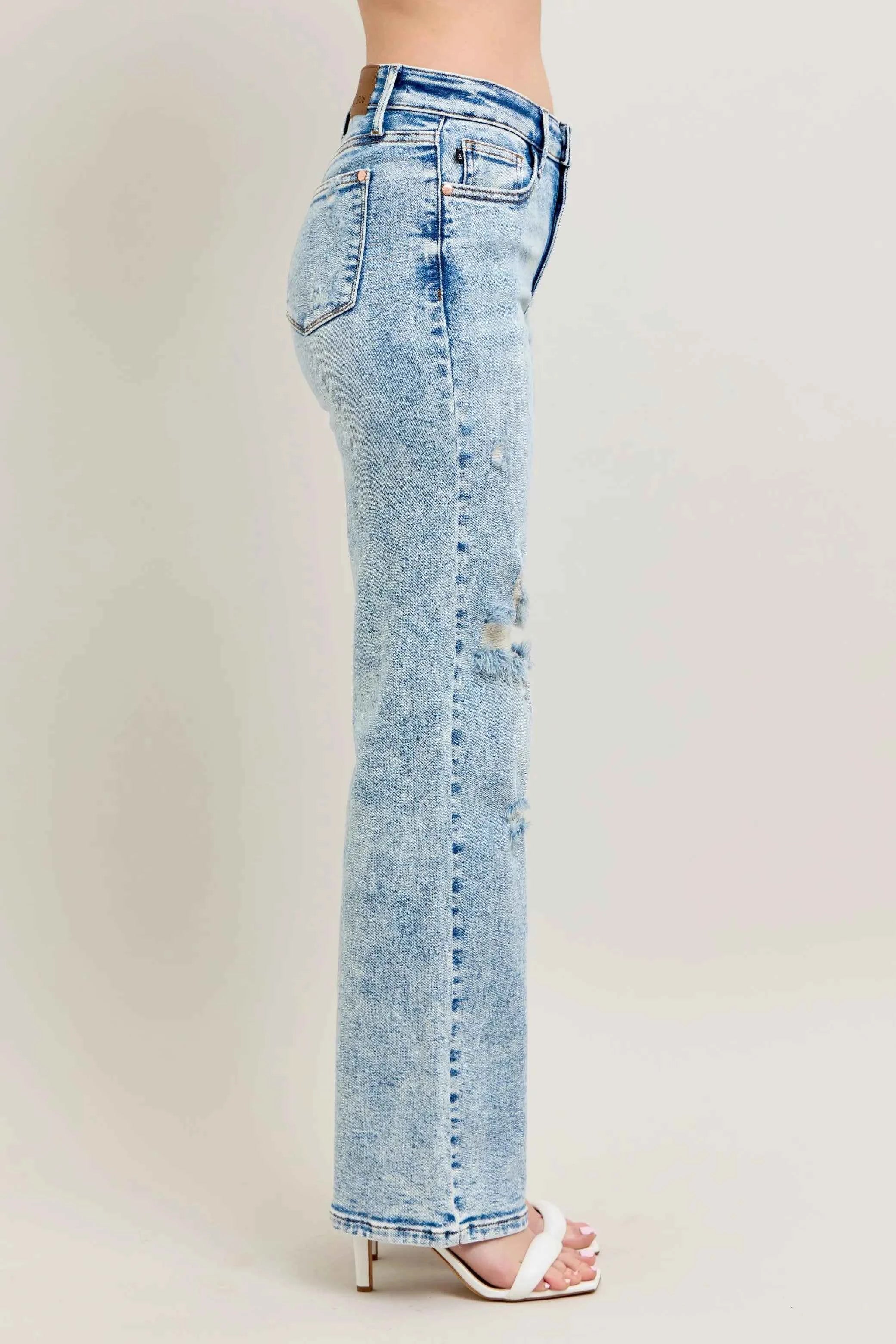 Judy Blue Full Size Hw Mineral Wash Destroy 90's Straight Jeans Plus Size 217848e23ac6472189e1f7dae27cfb2c-Max-Origin