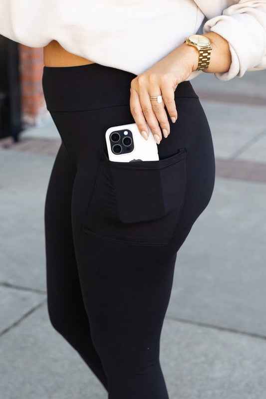 Black FULL LENGTH Leggings with POCKETS 21844129_b338ca4c-368d-478e-9749-360269a2a20f