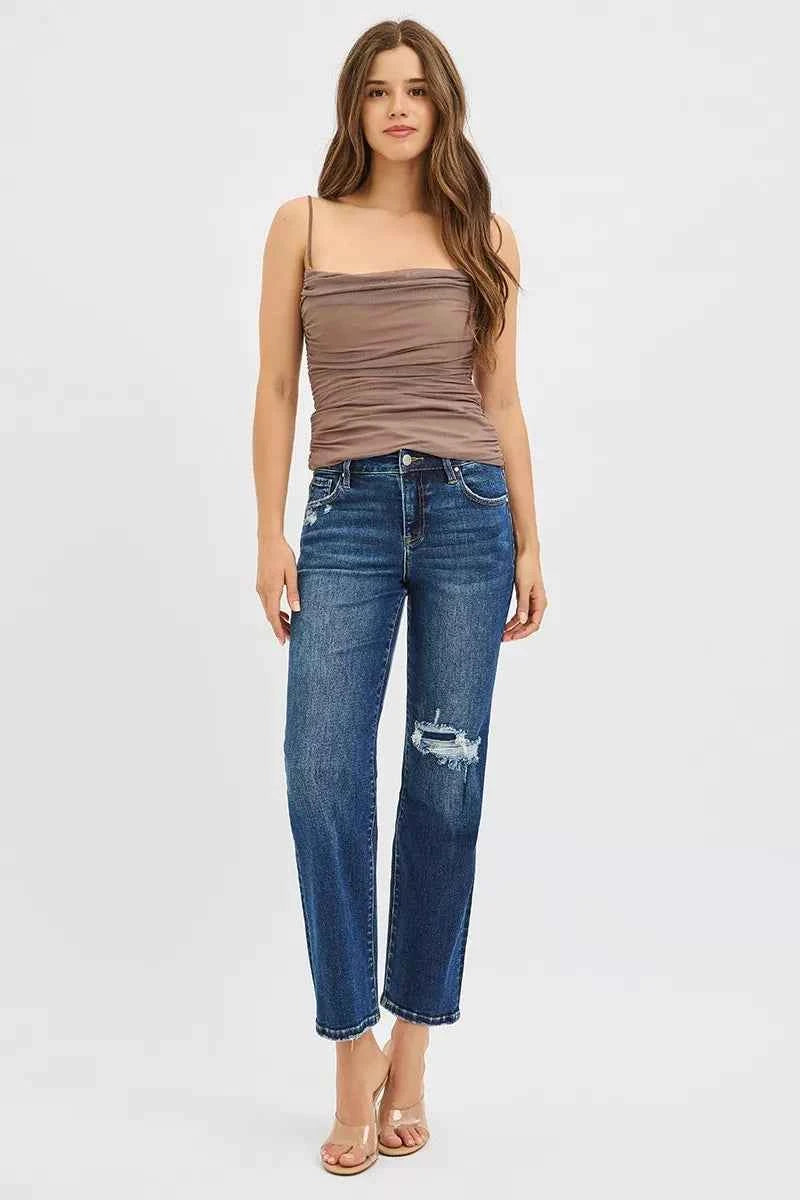 RISEN High Rise Crop Slim Straight Jenas with Hidden Knee Patch 21d94ccfb39d4a4c98d834ea521b8862-Max-Origin