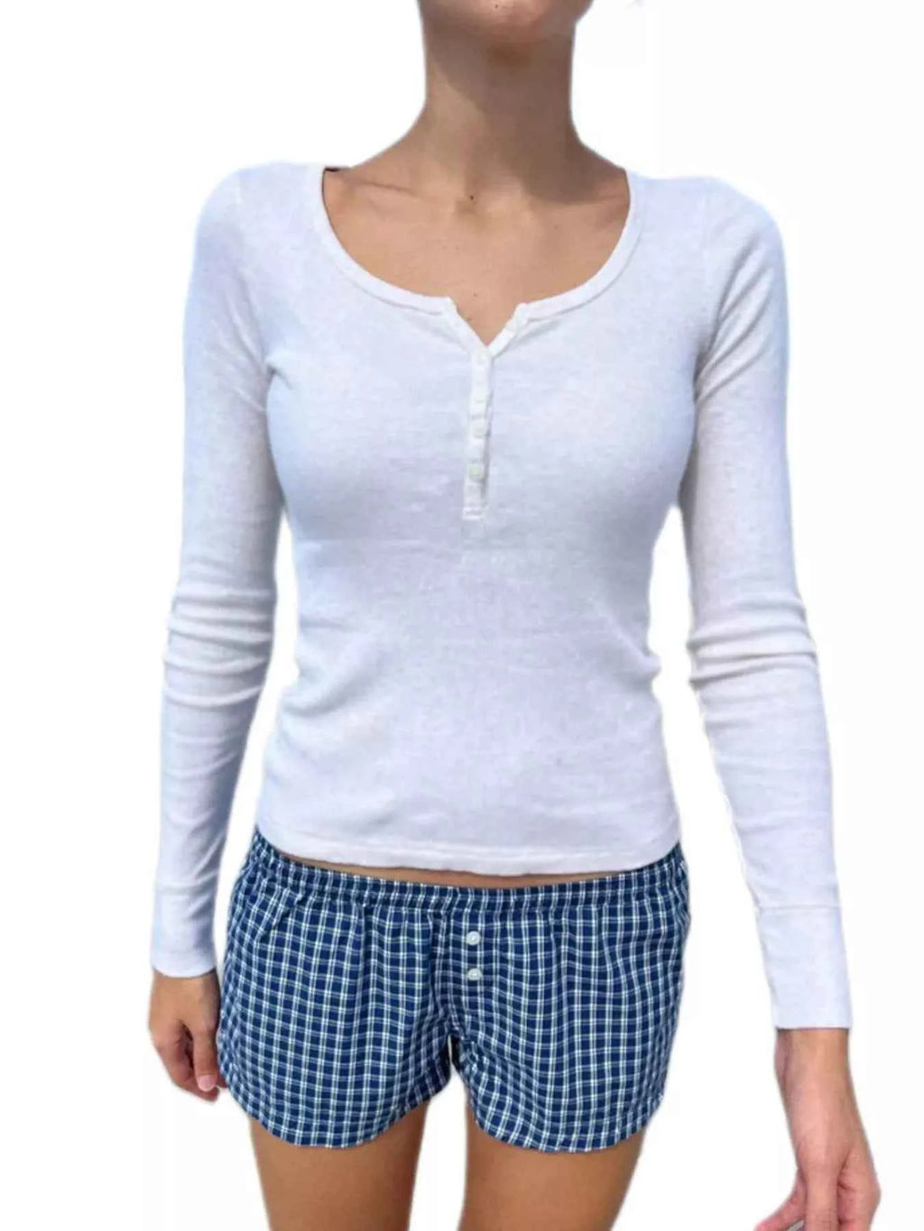 Striped Long Sleeve Henley T-Shirt 22b319d7-c898-4a13-b4f2-b32996416511-Max-Origin