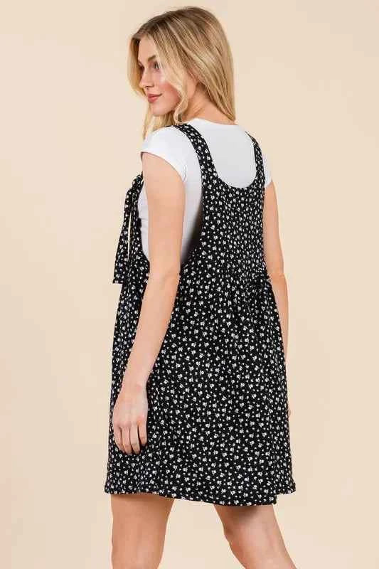 BOMBOM Floral Print Overalls with Pockets 22c192ed29d44decb9fbaa6fb2fceb32-Max-Origin