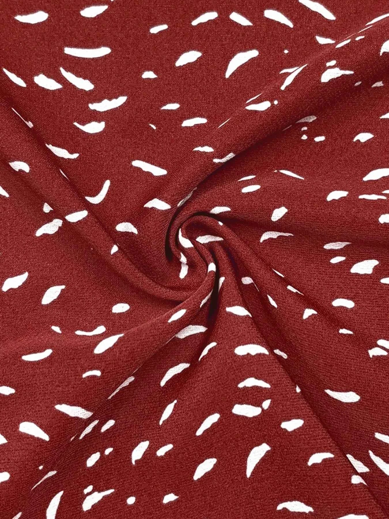 Ruffled Printed Tie Neck Long Sleeve Blouse 22c2963c-8a2b-4256-8c81-0000b2c69f5f-Max-Origin