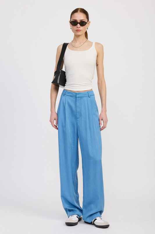 HIGH WAIST WIDE LEG TROUSERS WITH FRONT PLEATS 23203100_02b1c0d7-f0c9-475b-9d10-c1af97a9a5d1