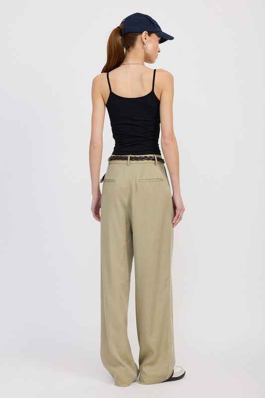 HIGH WAIST WIDE LEG TROUSERS WITH FRONT PLEATS 23203100_708f104d-54f5-4e3f-973c-486bab0fc494