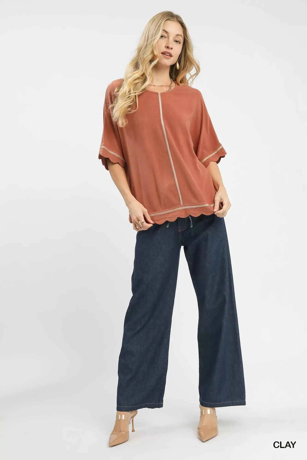 Umgee Linen Blend Scallop Trim Top 2327cdbc-f8d3-401d-bd67-d0ff16a6126c-Max-Origin