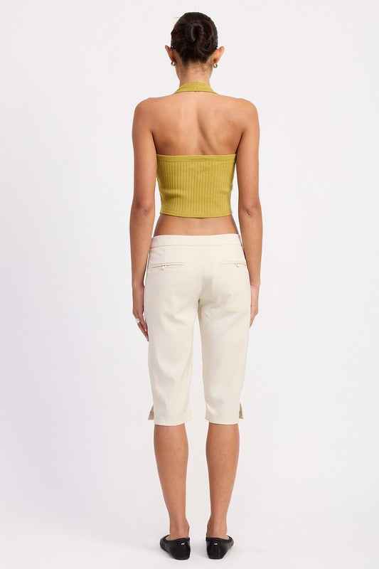 TAILORED MID RISE BERMUDA PANTS WITH FRONT BUTTON 23551161_047a43bb-aab5-49e9-8403-7f3cbf2d61f3