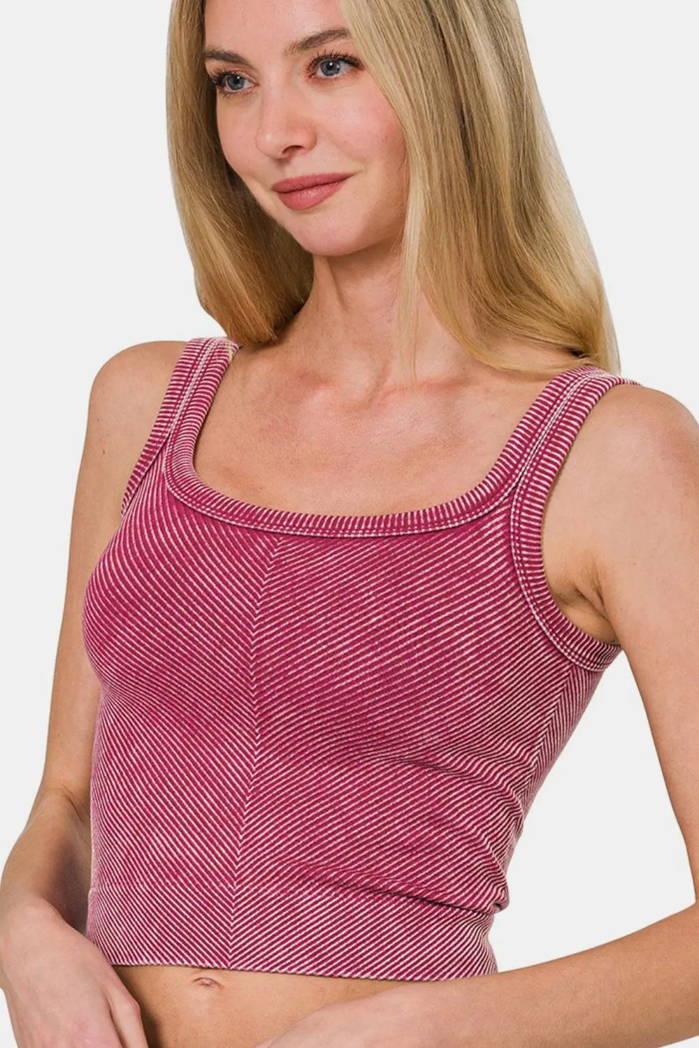 Zenana Washed Ribbed Scoop Neck Wide Strap Tank 2370bb23-26c3-411a-a800-fa11c45bb505-Max