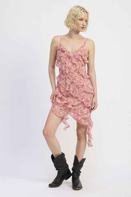 ASYMMETRICAL RUFFLE MINI DRESS 23918988_a34fafbc-f2b1-46f0-8597-3627f0748e9c