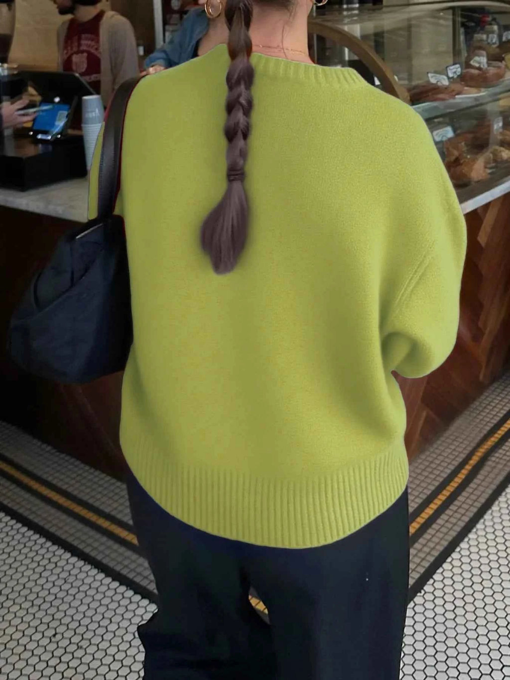 Ribbed Crewneck Drop Shoulder Sweater 23a034836d69416caa66ca673d41ed84-Max-Origin