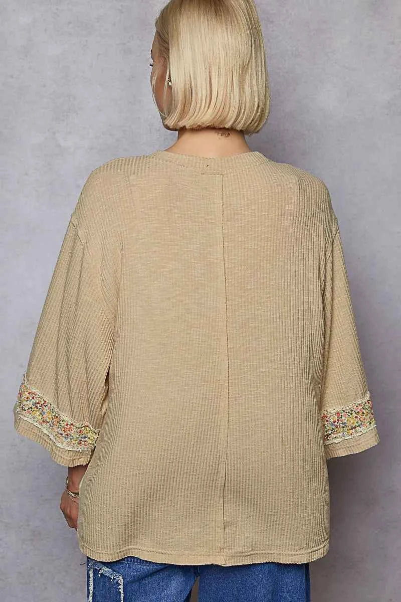 POL Floral Peace Patch Drop Shoulder T-Shirt 23ddc4d5-1a36-4cc3-a275-13bf34244c73-Max-Origin