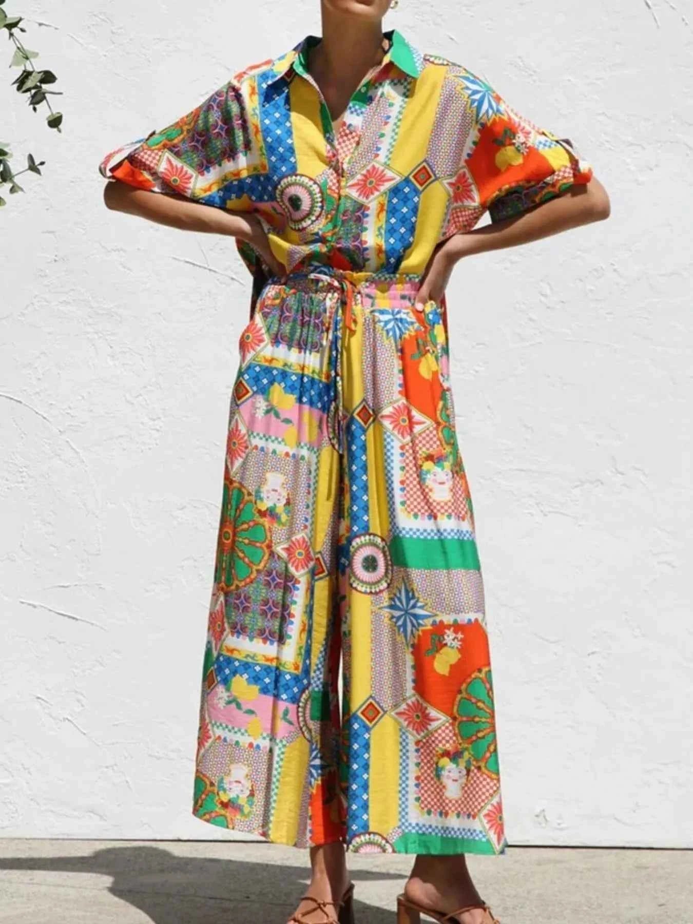 Printed Button Up Shirt and Pants Set 23ebeac4-5128-4829-a3af-a30dd6e4493c-Max-Origin