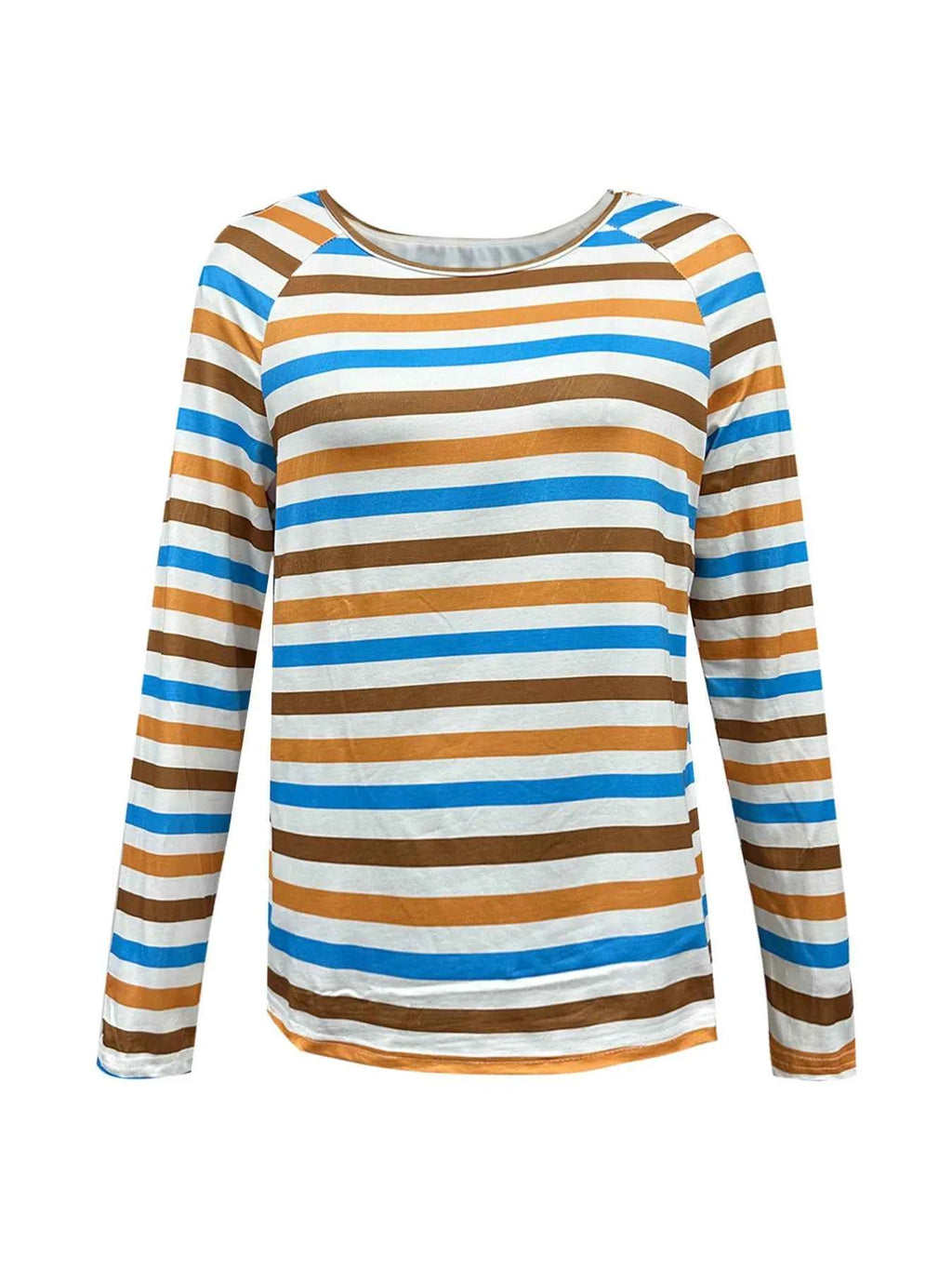 Full Size Striped Long Sleeve Casual Top Plus Size 23f8c3714efe498cb12d0ee608477f24-Max-Origin
