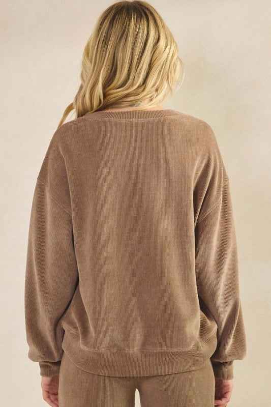 Women's God Is Love Corduroy Graphic Sweatshirt 24350862_fd559062-0fae-415b-84f5-74865f764e1f