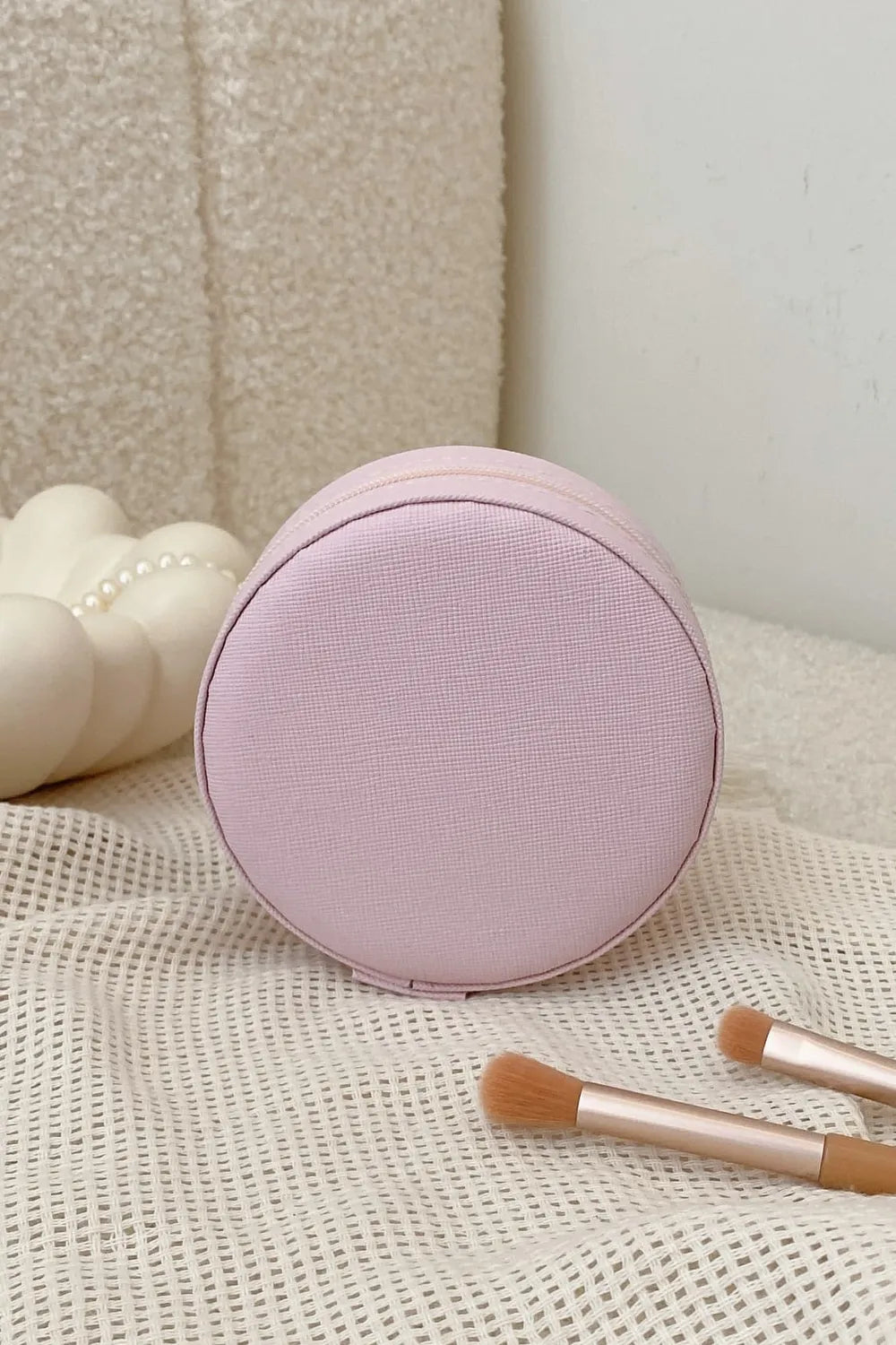 PU Leather Jewelry Storage Box Blush Pink One Size 24441d45-b9d9-49cd-b6b6-ca4977c82982-Max