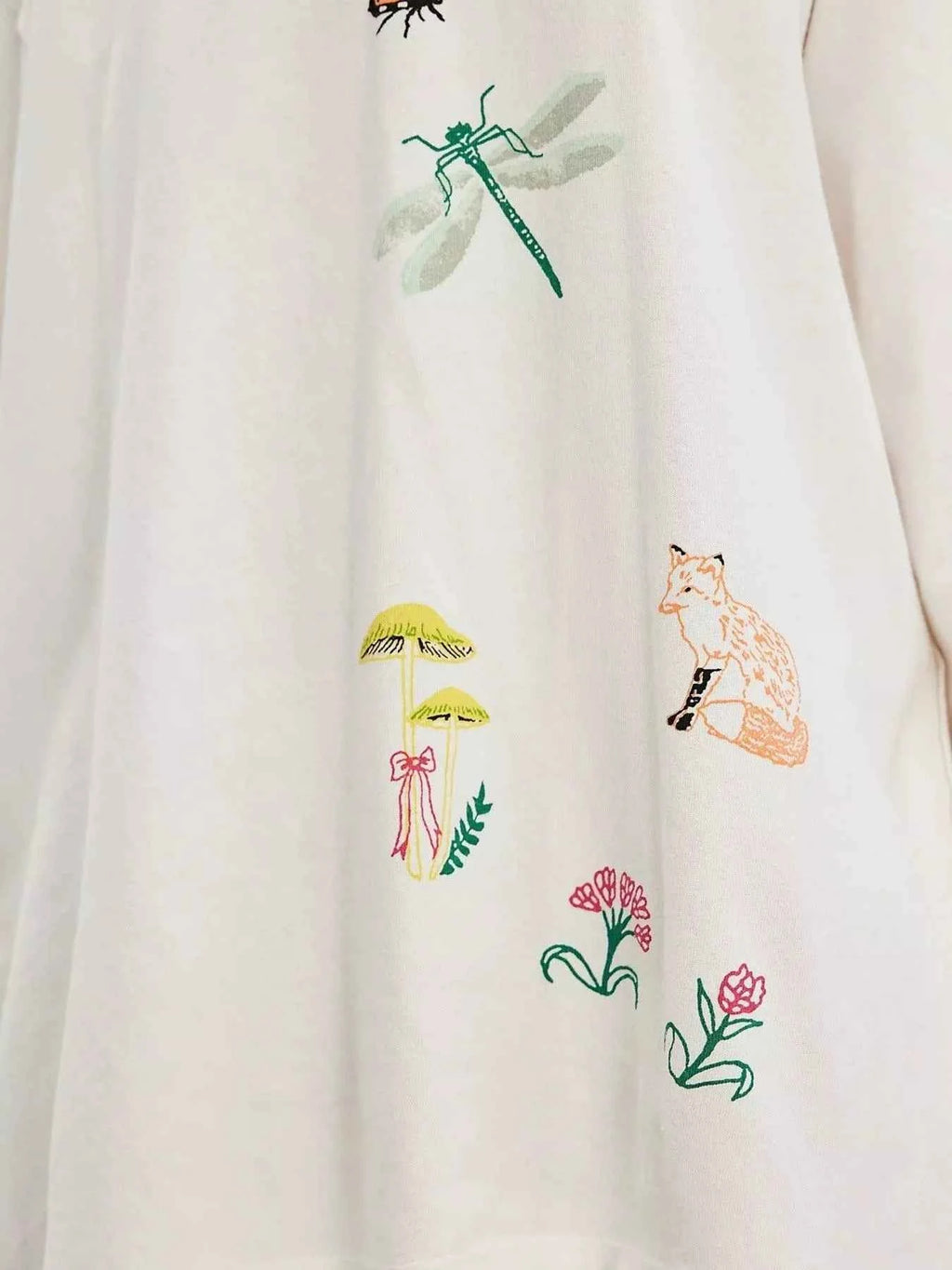 Embroidered Crew Neck Long Sleeve Sweatshirt 245bde91-f94c-409c-9f54-c8a8c9bdd40a-Max-Origin