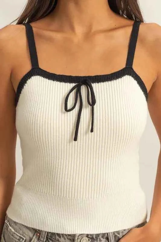HYFVE Square Neck Ribbed Knit Cami 246027e5adf14e2c94a7e599701261e8-Max-Origin
