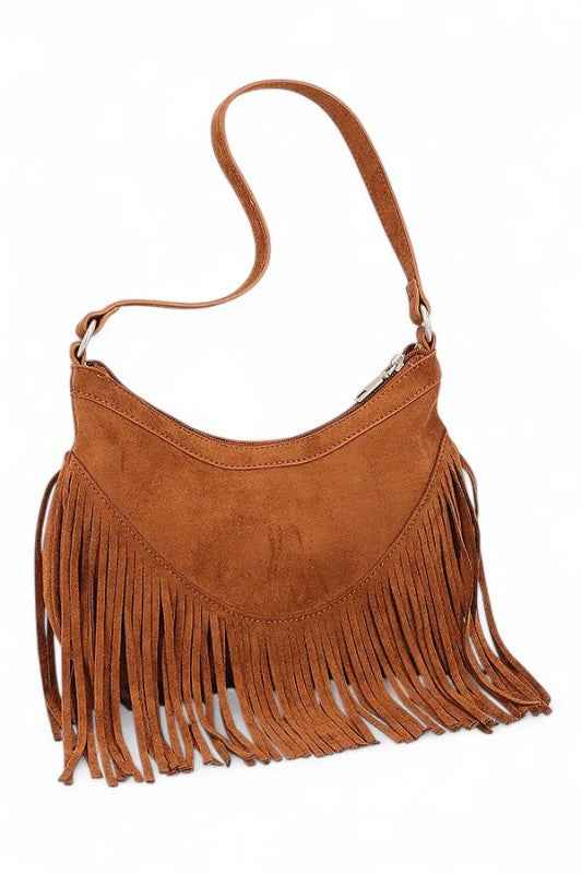 Western Buckle Faux Suede Fringe Bag 24694649_a9dc895a-1326-4c1d-8dbb-2a671eba9c86