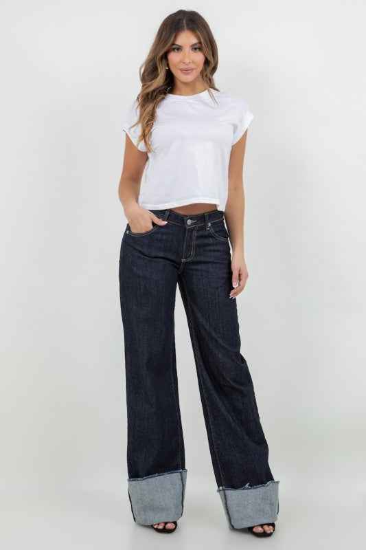 Gary Low Rise Jean in Rinse Wash