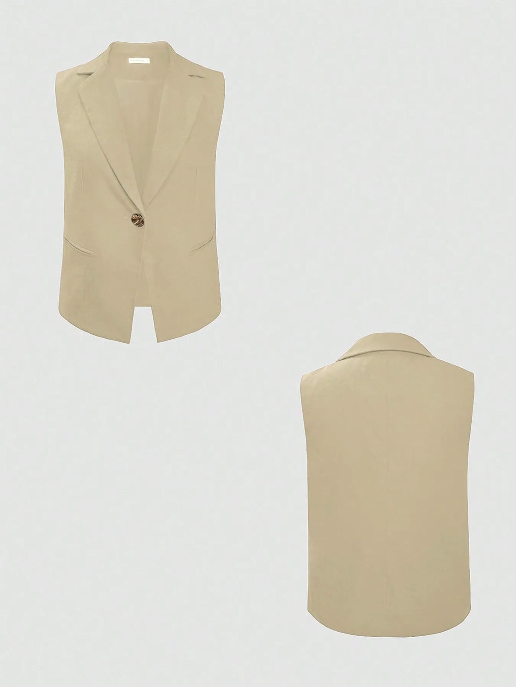 One Button Sleeveless Top and Pants Set 24ae12cf-54bc-43ee-8ec2-c1544ba09dbc-Max-Origin