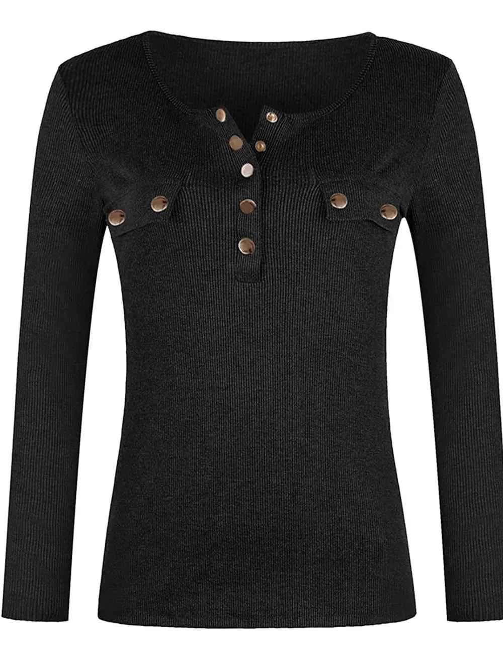 Full Size Half Snap Long Sleeve T-Shirt 24af7af8-ebc8-43f5-9469-935cc09344c3-Max