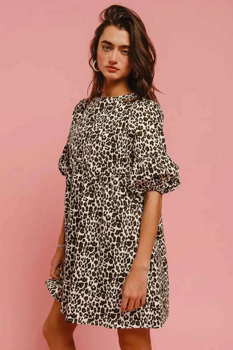 BiBi Leopard Denim Dress With Back Contrast Tie Detail 24e3dec64bfd42eba244b69d61fa5f72-Max-Origin