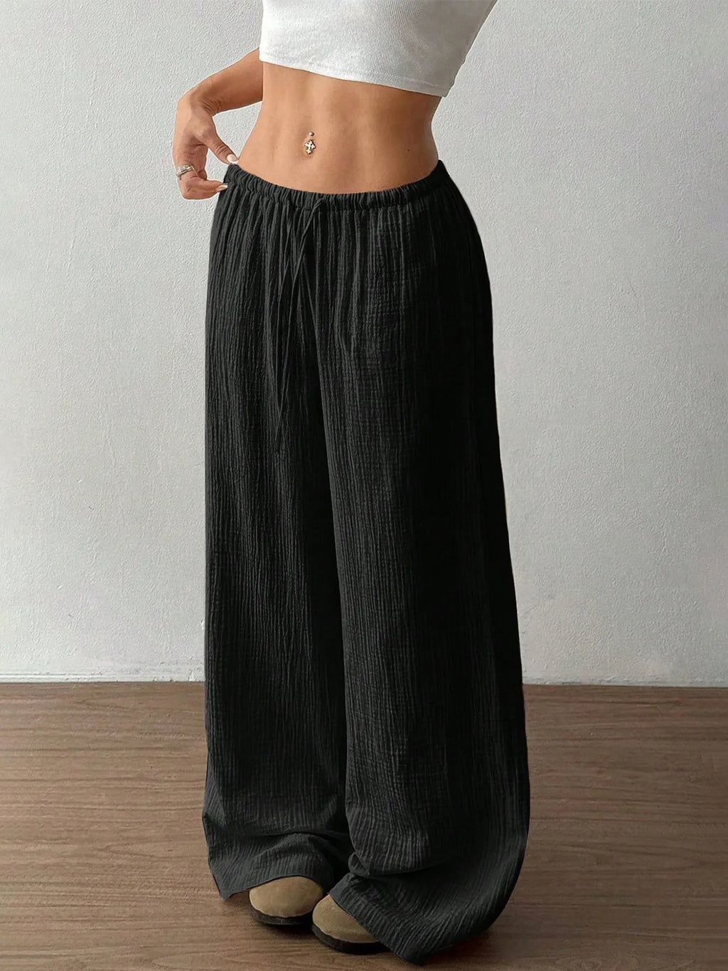 Drawstring Wide-Leg Casual Pants 2515028db0ee4fc2bebfae65b2df2304-Max-Origin