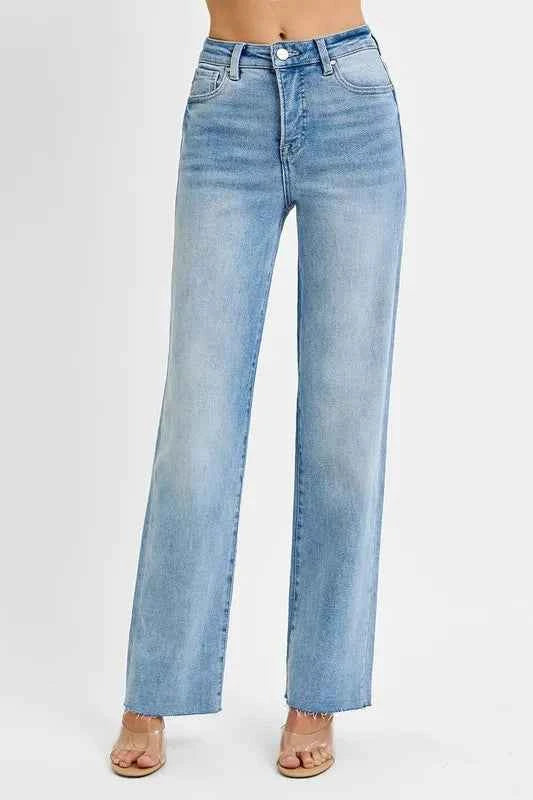 RISEN Tummy Control Rise Straight Jeans 25c1680a2fec4a49b1f78532ab11f68e-Max-Origin