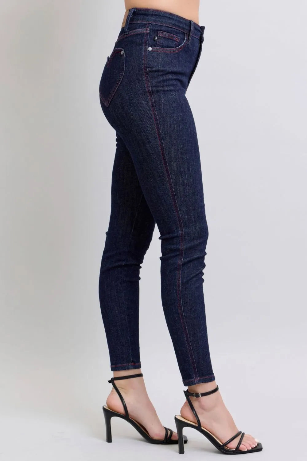 Judy Blue Full Size Heart Shaped Back Pockets Skinny Jeans 268519c3-2995-42a2-bf9f-bd5969d85dc3-Max