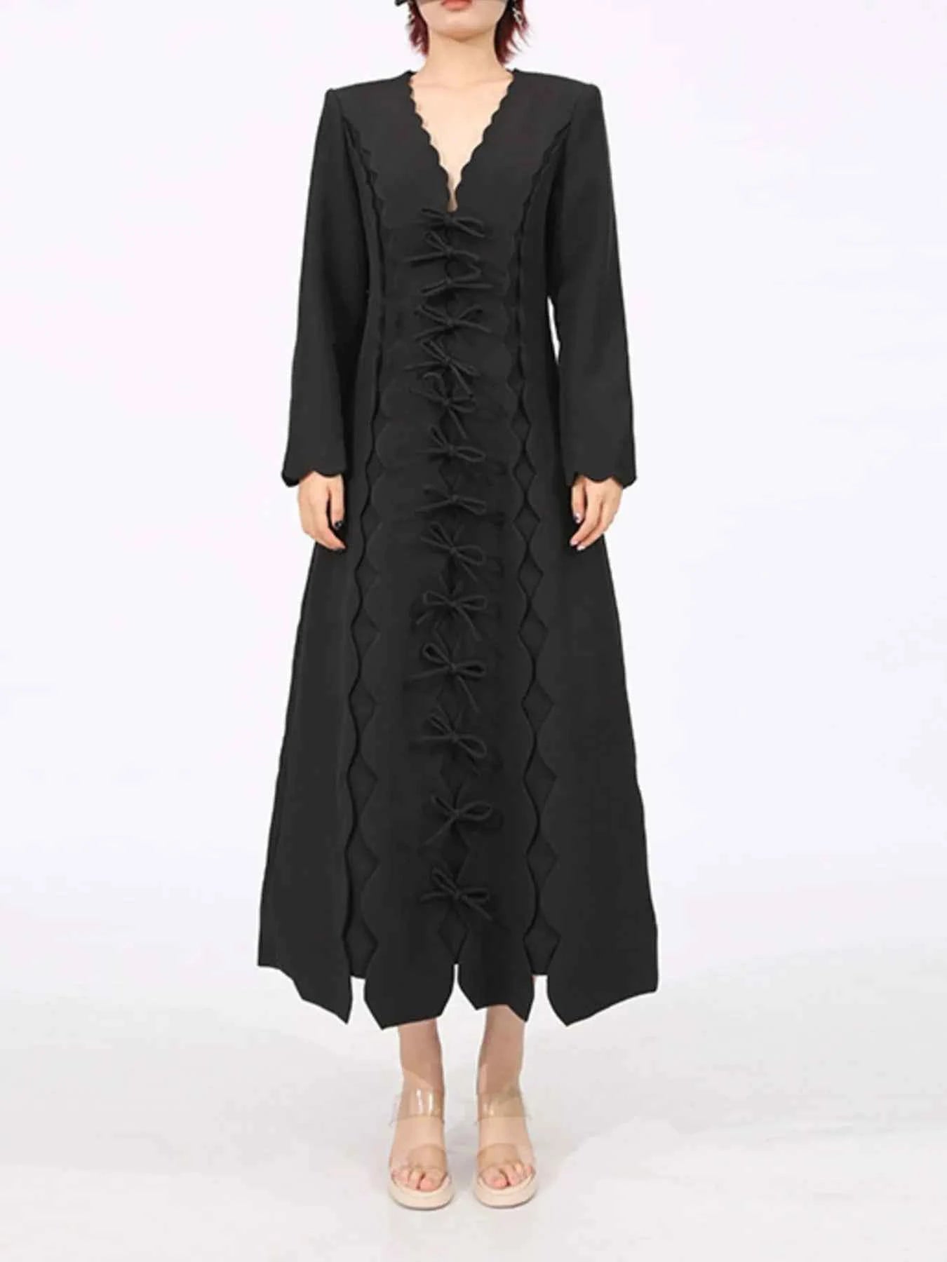 Long Sleeve Bow Front Midi Dress 268cf0dc-7f4b-4c69-807a-bd48e7c0e935-Max-Origin