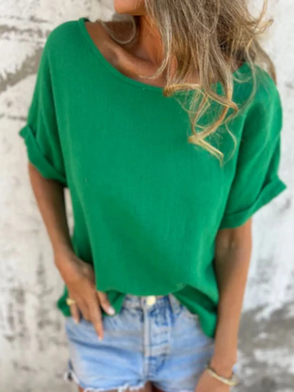 Full Size Round Neck Short Sleeve T-Shirt Plus Size 26b8c51e-b819-49f9-a36a-36d13bf88471-Max-Origin