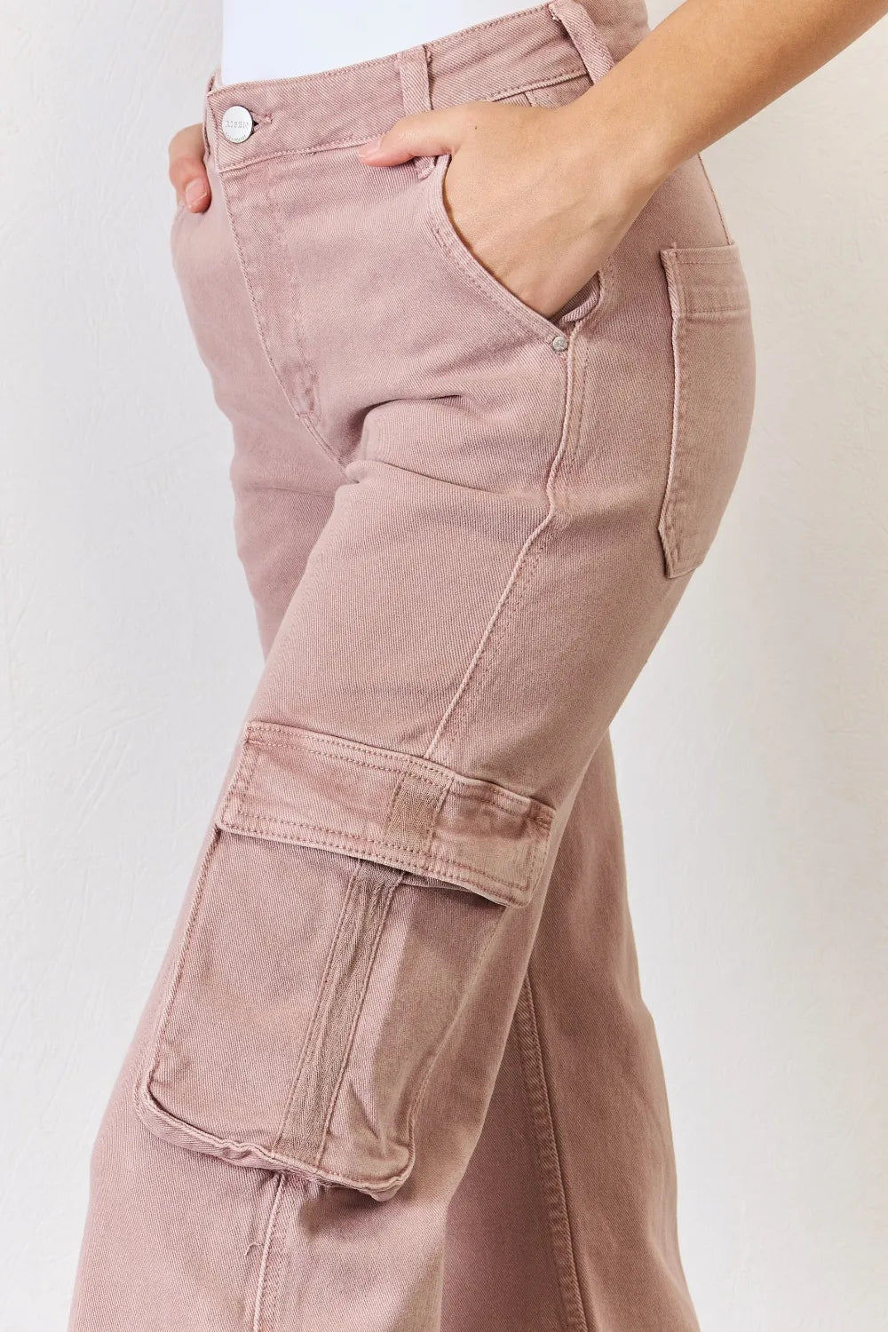 RISEN Full Size High Rise Cargo Wide Leg Jeans 26fd8067-e1e6-4f00-ac93-8496a1843136-Max