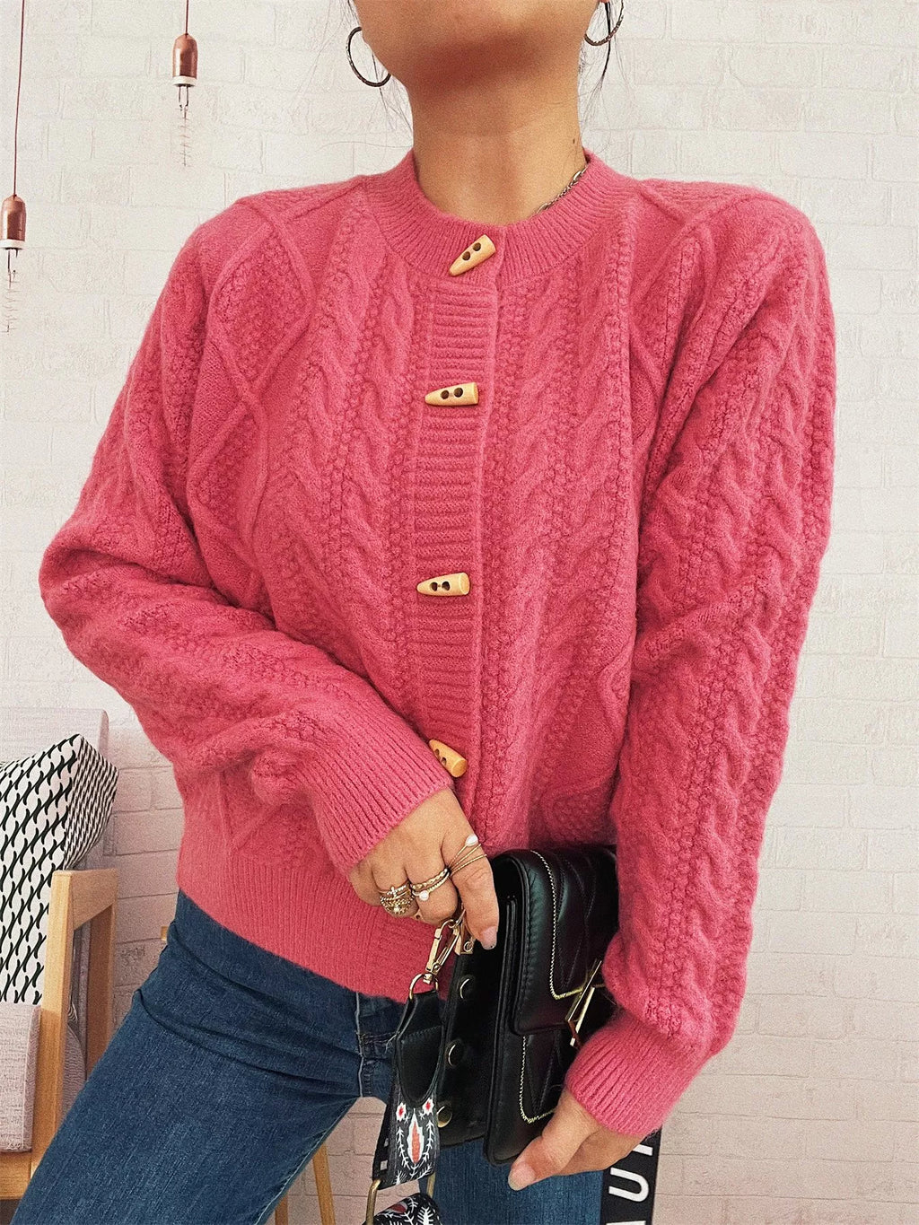 Cable Knit Button-Up Cardigan 270450e1-ec20-4f21-bf0b-0d409e43f958-Max-Origin