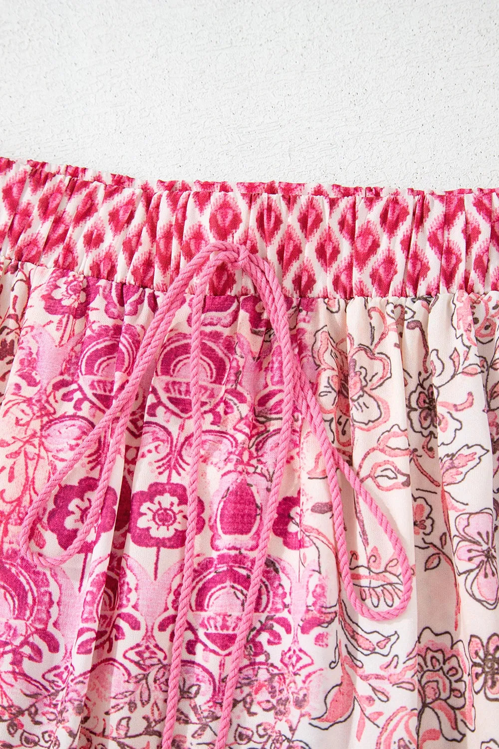 Printed Tassel Drawstring High Waist Maxi Skirt 2729eaad-9da0-4445-8072-3b8a139200da-Max