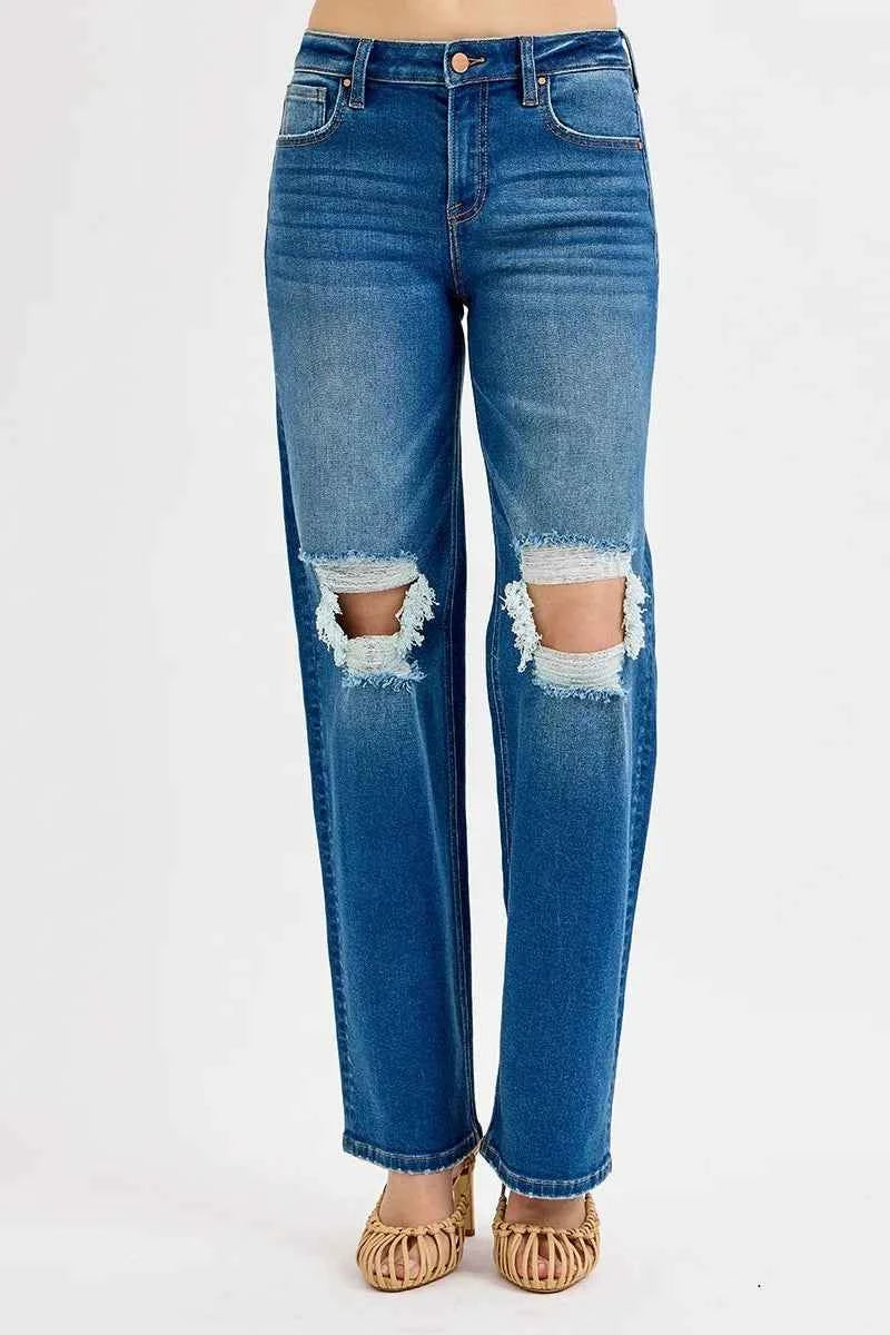 RISEN Full Size Mid Waist Fit Boyfriend Knee Distressed Jeans Plus Size 27cd2d9b75f7484c8bf46f2f180669df-Max-Origin