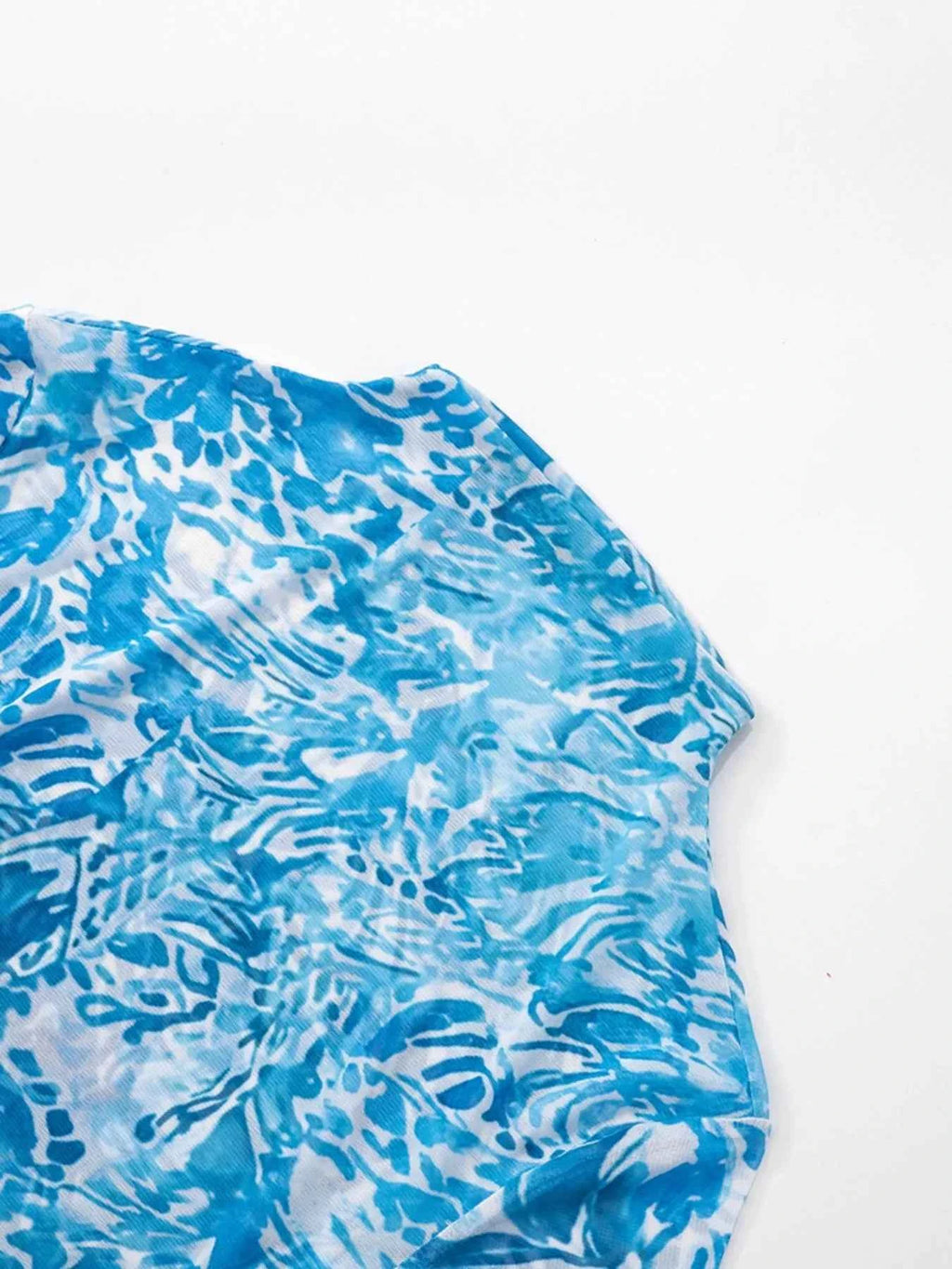 Printed Mock Neck Long Sleeve Mini Dress 284a0d82-bf68-42de-92e5-7ccc3bc2623c-Max-Origin