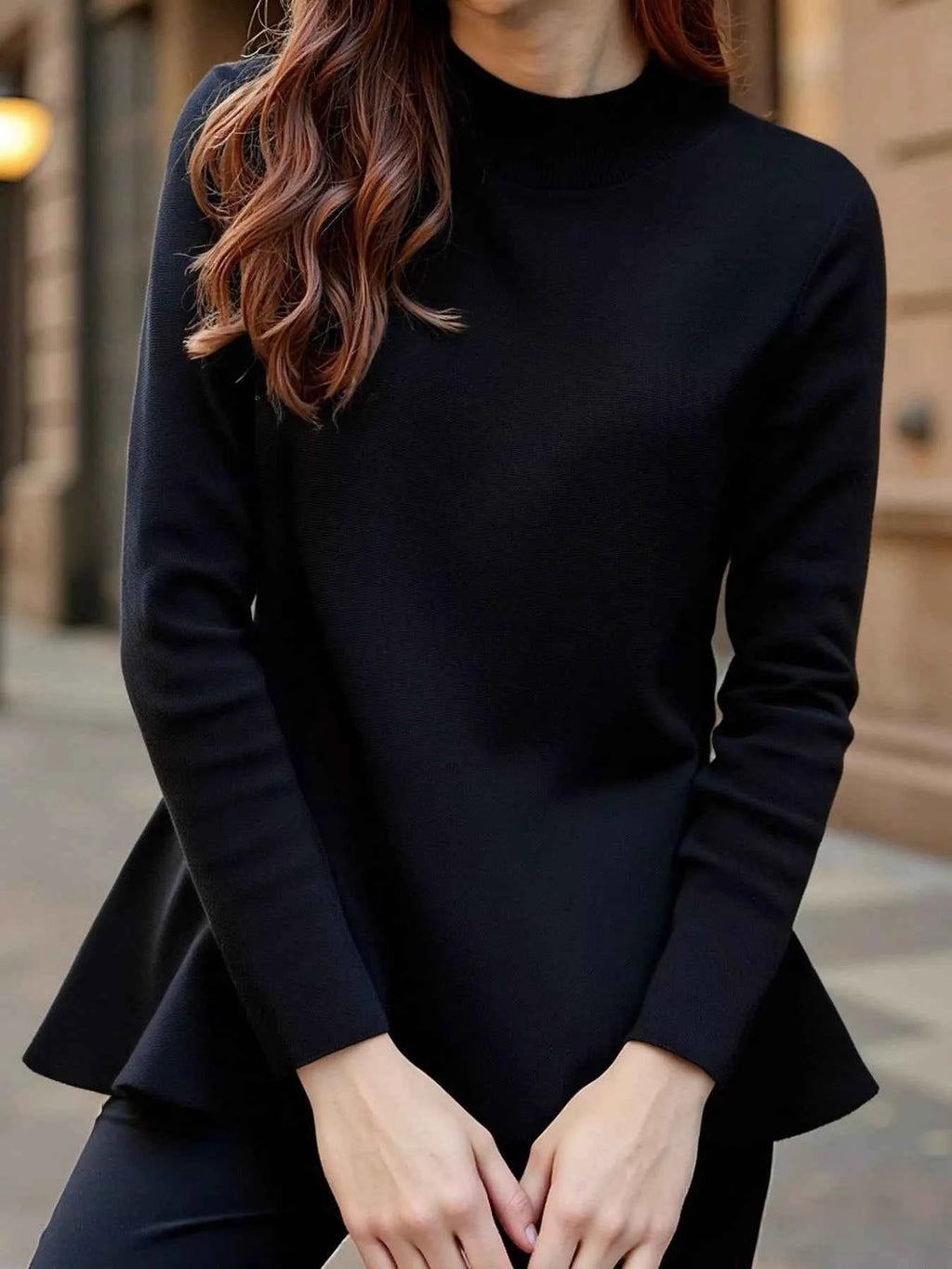 Mock Neck Long Sleeve Sweater 288ae46b-703a-4b5f-b9ff-71d97e53b49d-Max-Origin