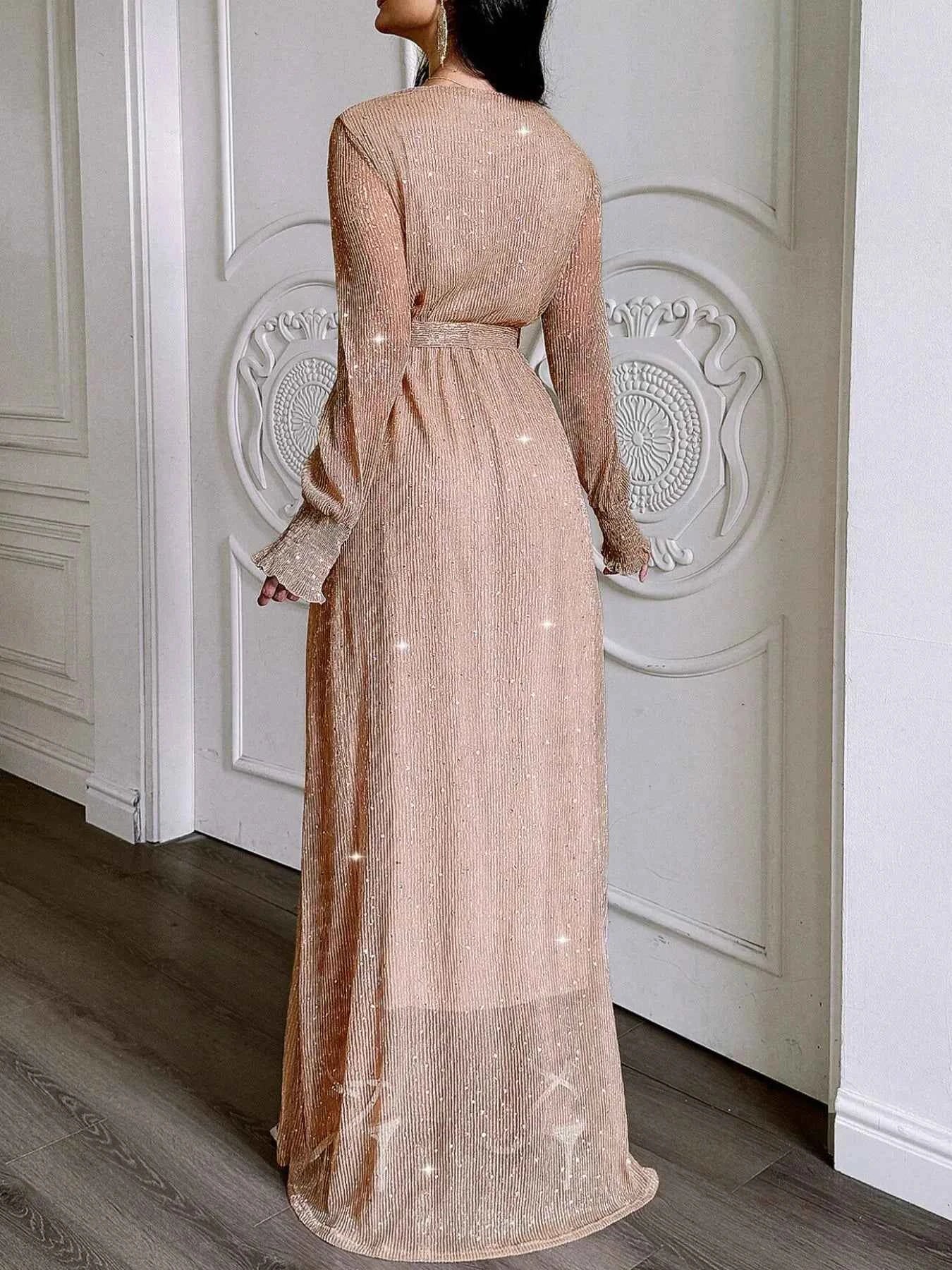 Surplice Slit Tie Waist Maxi Dress 2916b053-a762-4900-97e7-b20477e31e76-Max-Origin