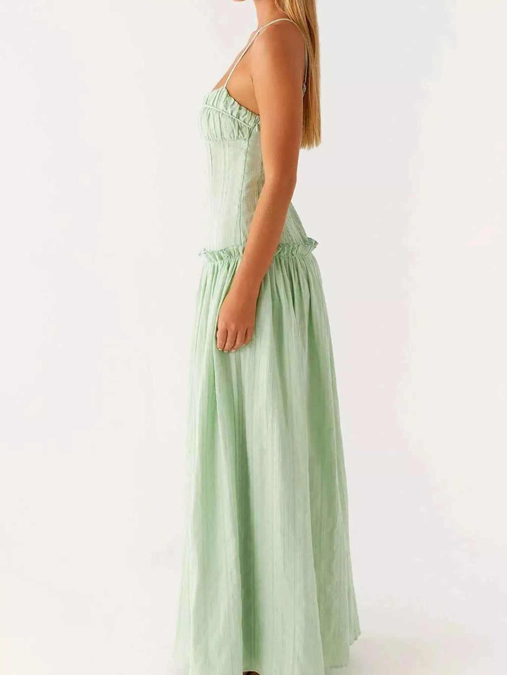 Frill Spaghetti Strap Maxi Dress 2925f2b8-86bf-4043-a7be-998e1c7ed581-Max-Origin