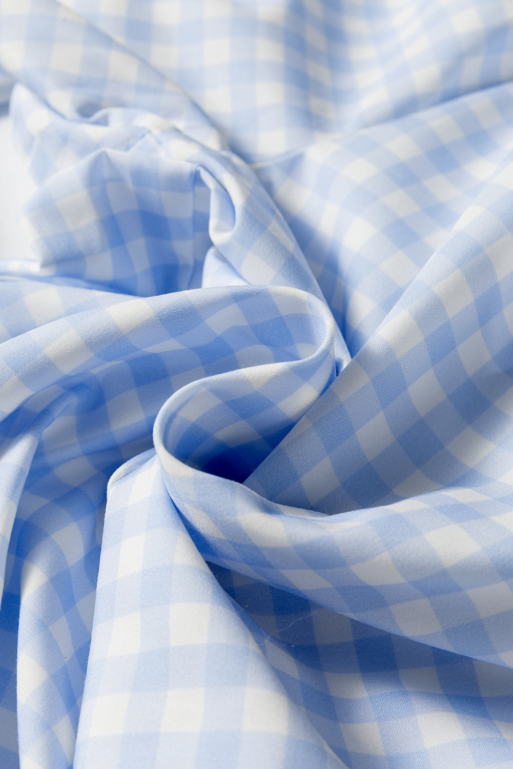 Myosotis Gingham Smocked High Waist Loose Pants 29a3f1b285681490