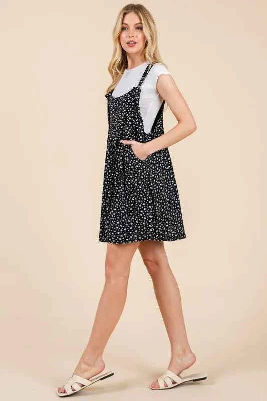 BOMBOM Floral Print Overalls with Pockets 2a39b2edbd354e3e8234607218743410-Max-Origin