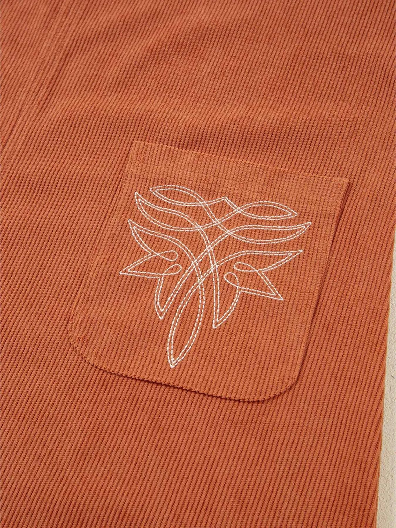 Corduroy Western Embroidered Patched Pocket Shift Sleeveless Mini Dress 2a627a073c3b4dd8b46c07aafa20c1ac-Max-Origin