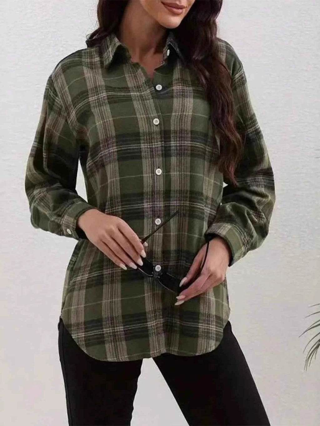Plaid Button-Down Long Sleeve Shirt 2aa6f730d98a48afbb6a0dec73f3308f-Max-Origin