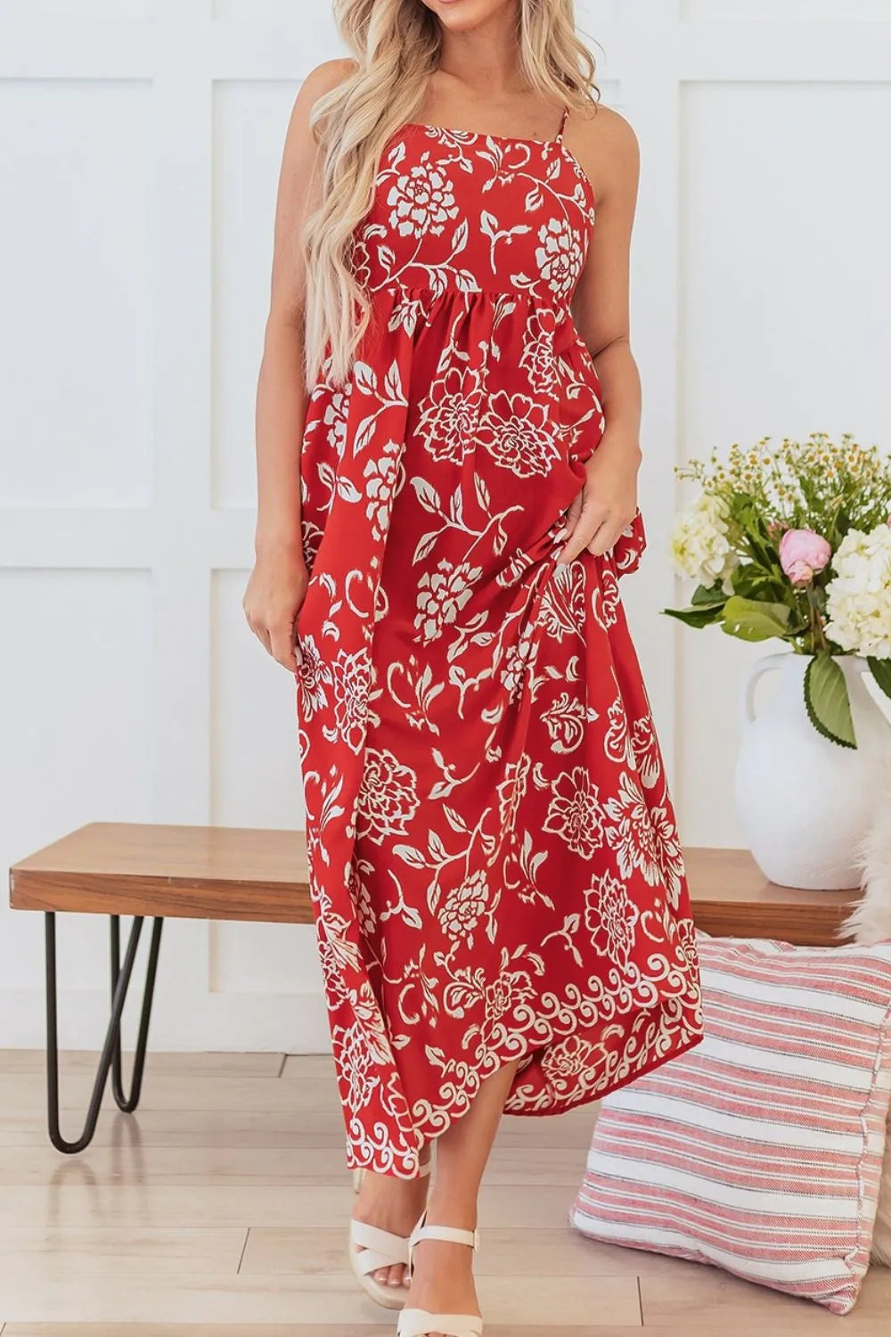 Floral Printed Spaghetti Strap Empire Waist Maxi Dress 2af7d289-0162-4406-987c-ad2cbb33bfb7-Max-Origin