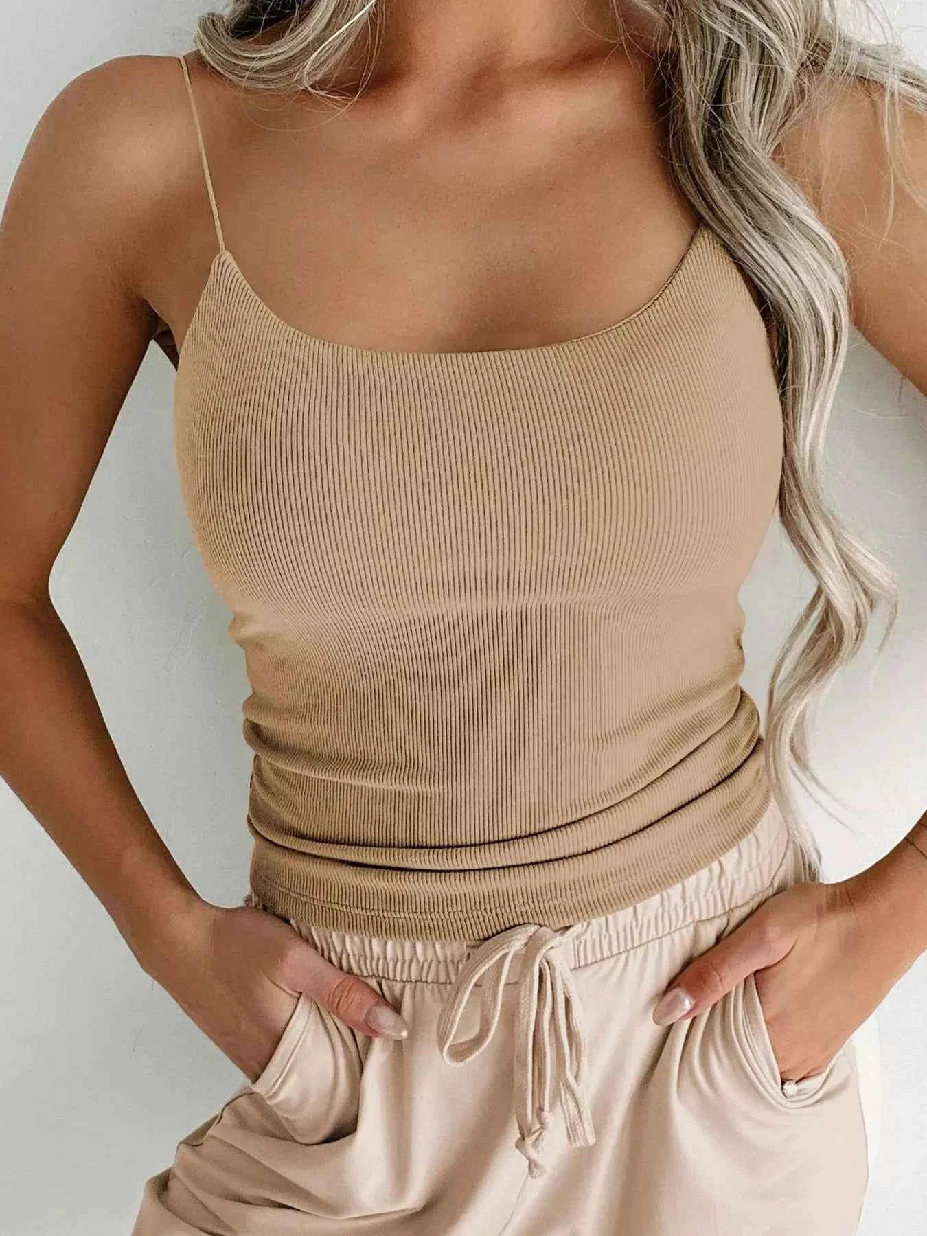 Scoop Neck Cami Khaki 2b9bfcb9ffea4150848161e1d626a487-Max-Origin
