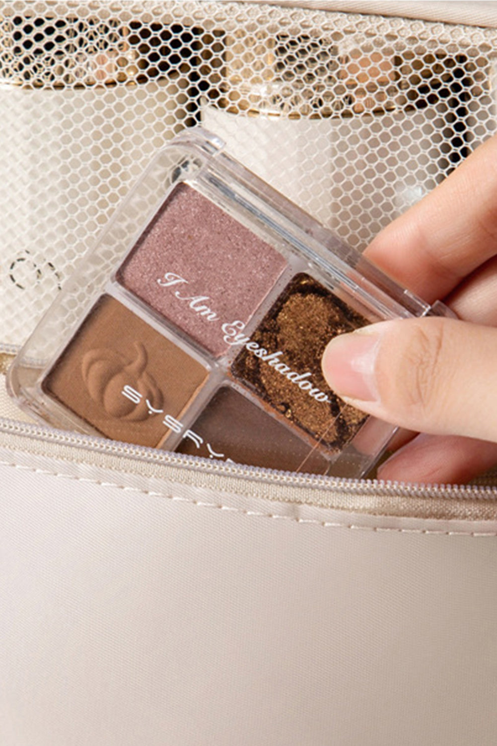 Apricot Multi-functional Make Up Organizer Travel Toiletry Bag 2bdb89865c104dcd