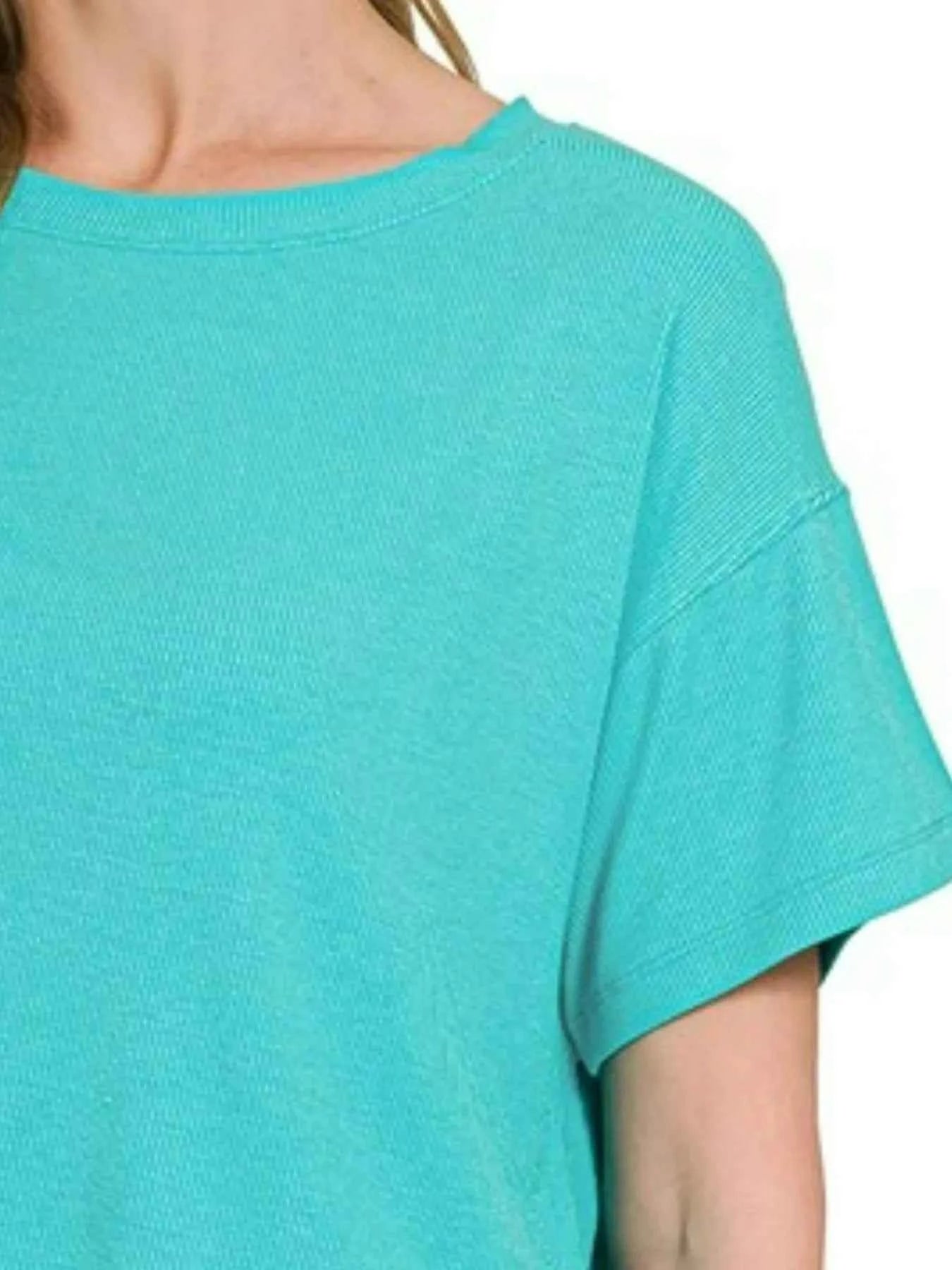 Zenana Ribbed Round-Neck Crop T-Shirt 2c08b1ad-dc89-42b1-be92-a036d32526bd-Max-Origin