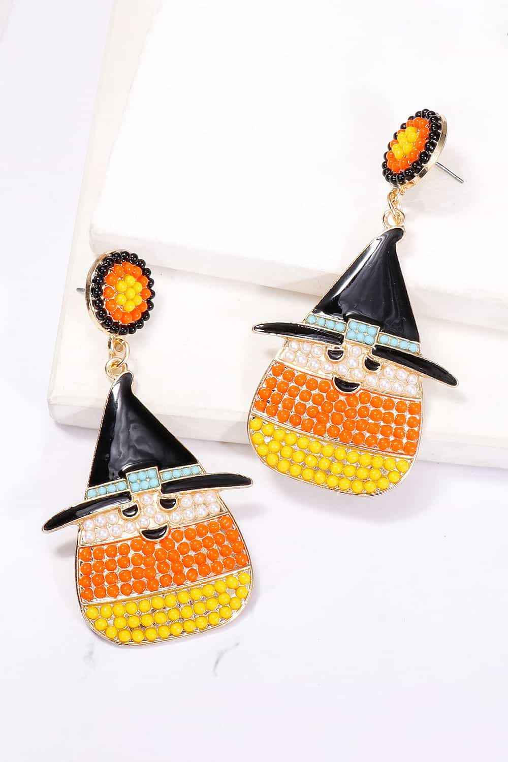 Witch's Hat Shape Synthetic Pearl Dangle Earrings 2cbab7e7ff5d44e5b9f58bd7d7821a6c-Max