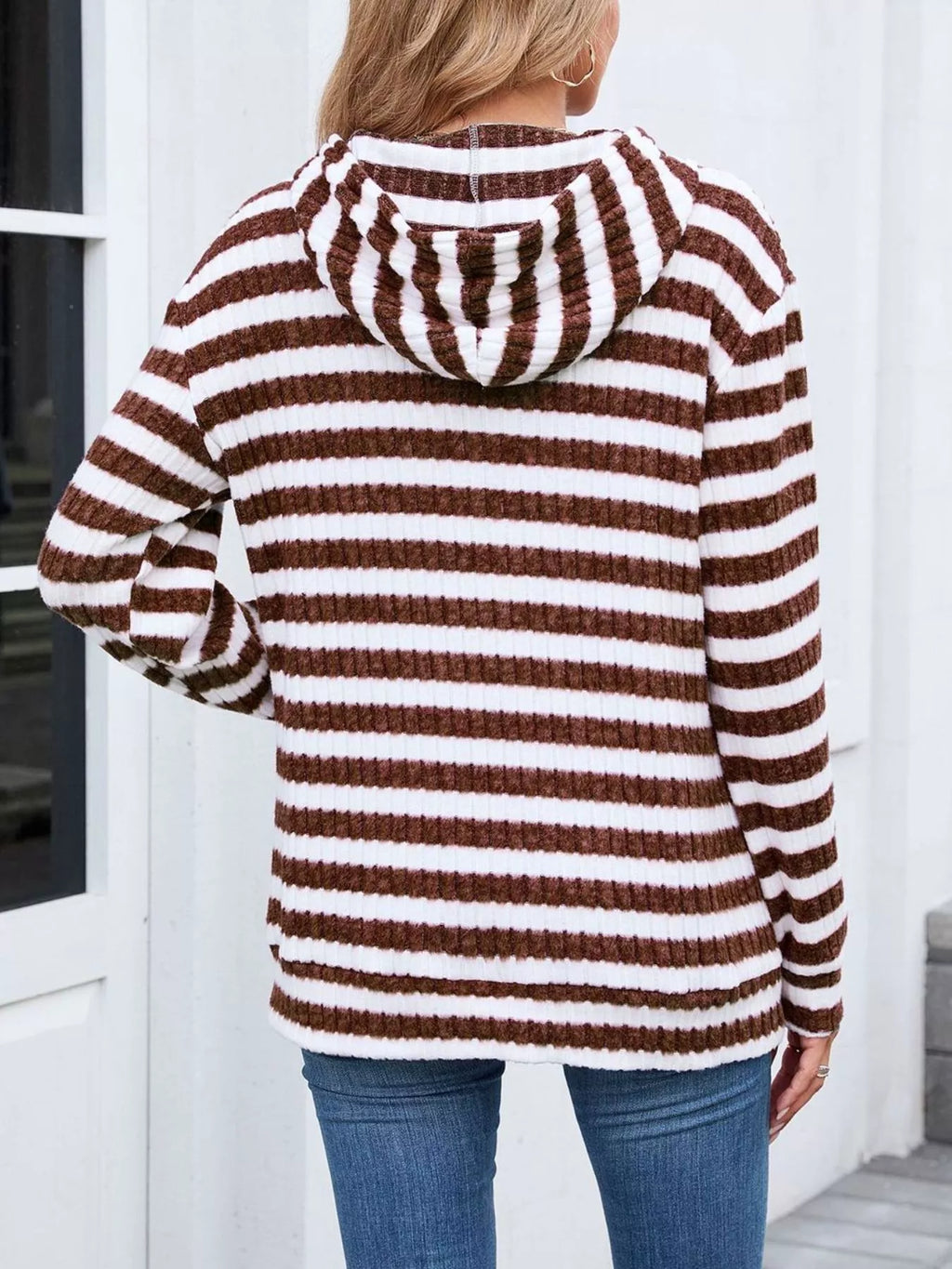 Striped Dropped Shoulder Hoodie 2ce344ea-d058-49f2-ba0c-e510da0e2c10-Max-Origin