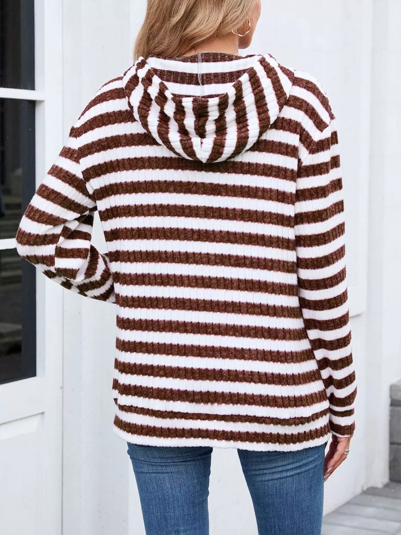 Striped Dropped Shoulder Hoodie 2ce344ea-d058-49f2-ba0c-e510da0e2c10-Max-Origin